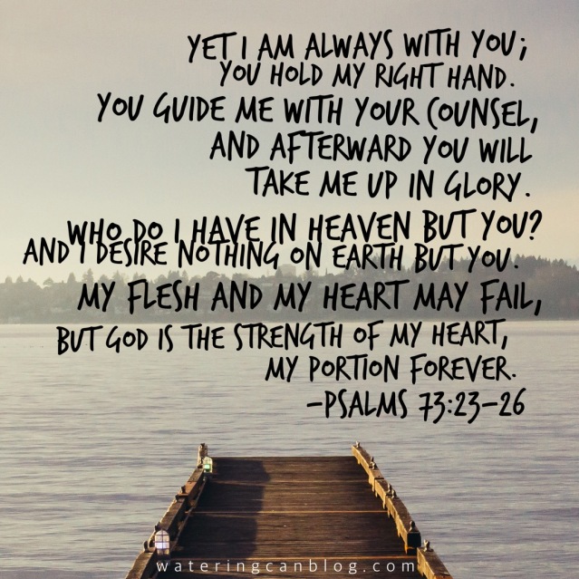 Psalm 73:23-26